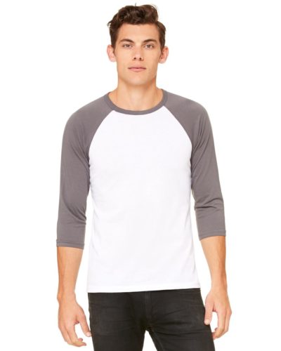 Long Sleeve Tee – Canvas 3200 – Unisex 3/4 Sleeve Baseball Tee