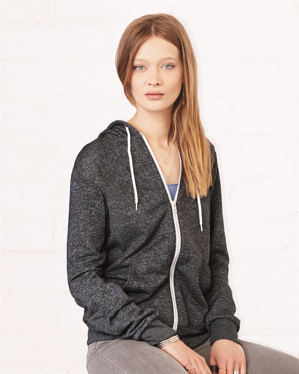 Zip-Up Hoodie – Bella+Canvas 3739 – Unisex Full-Zip Hooded Sweatshirt