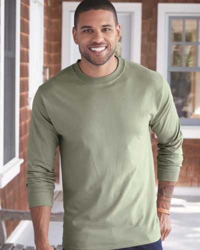 Long Sleeve Tee – Hanes 5186 – Beefy-T Long Sleeve