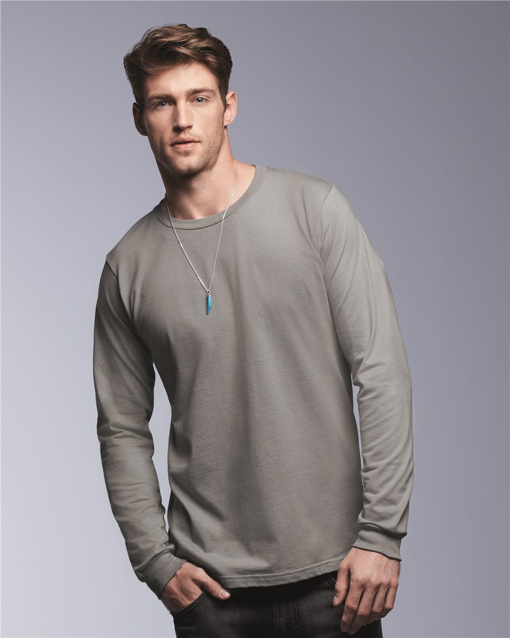 Long Sleeve Tee – Anvil 949 – Lightweight Fashion Tee