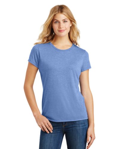 T-Shirt – District Made DM130L – Ladies Perfect TriBlend Crew Tee