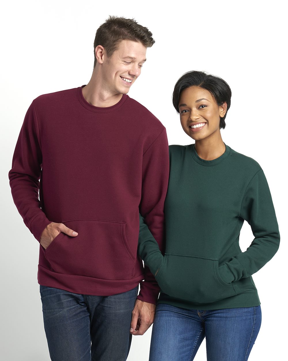 Sweatshirt – Next Level 9001 – Unisex Crew with Pocket